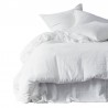 Housse de couette et taies d'oreiller DILI voile de coton - Haomy - Blanc