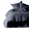 Drap housse coton lavé  DILI par Haomy - Navy