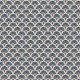 Tissu coton enduit - Eventails Dorés - 160cm - FORET