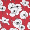 Toile coton enduit - PAVOT - Stof