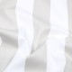 CANADIENNE - Tissu enduit à rayures 100% coton - STOF - 155cm - GRIS