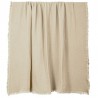 Plaid Vanly coton Haomy - Couleur : Lin naturel