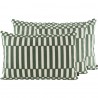 Housse de coussin Cocon HAOMY 100% coton - Céladon