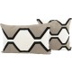 Housse de coussin NASSAU Haomy coton brodé - Lin naturel