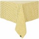 PIANA - Nappe lin et coton Haomy petits carreaux - Paille
