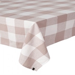Nappe PALMA II en Lin Lavé et Coton à Gros Carreaux – Haomy