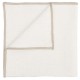 Serviette de Table CORTE en Lin Lavé et Coton – Haomy : Blanc