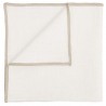 Serviette de Table CORTE en Lin Lavé et Coton – Haomy : Blanc