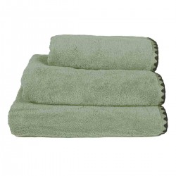 Serviette de Bain ISSEY AMANDE en Éponge de Coton – Haomy
