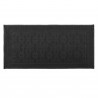 Tapis de bain KYMI en coton jacquard - Haomy - Noir