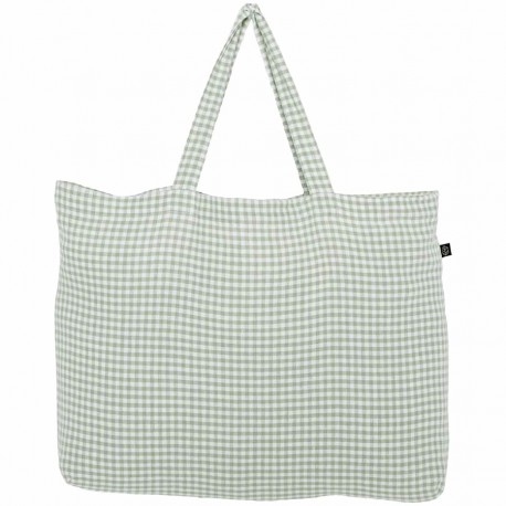 Cabas PIANA lin lavé - Sac Haomy : Amande