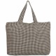 Cabas PIANA lin lavé - Sac Haomy : Charbon