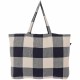 Cabas Palma lin lavé - Sac Haomy : Encre