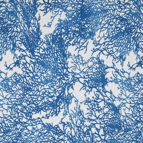 Toile de savoie enduite - CALEDONIE - 150cm - BLEU GAULOISE